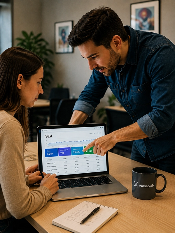 SEO und SEA Strategie bei der gemeinsamen Datenanalyse